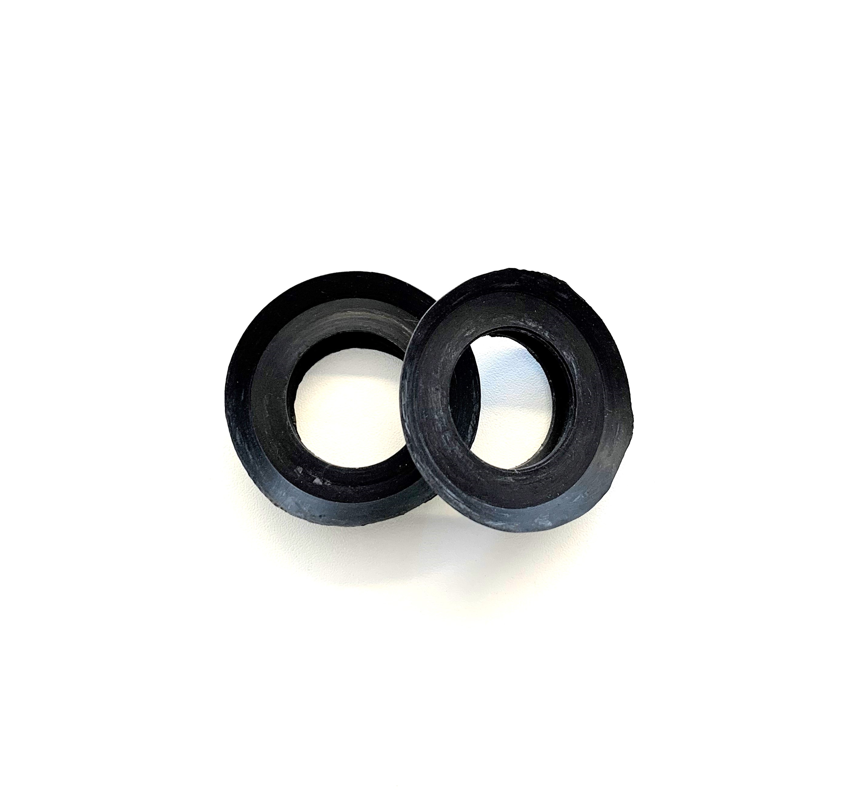 Drop ring black, 1 pair