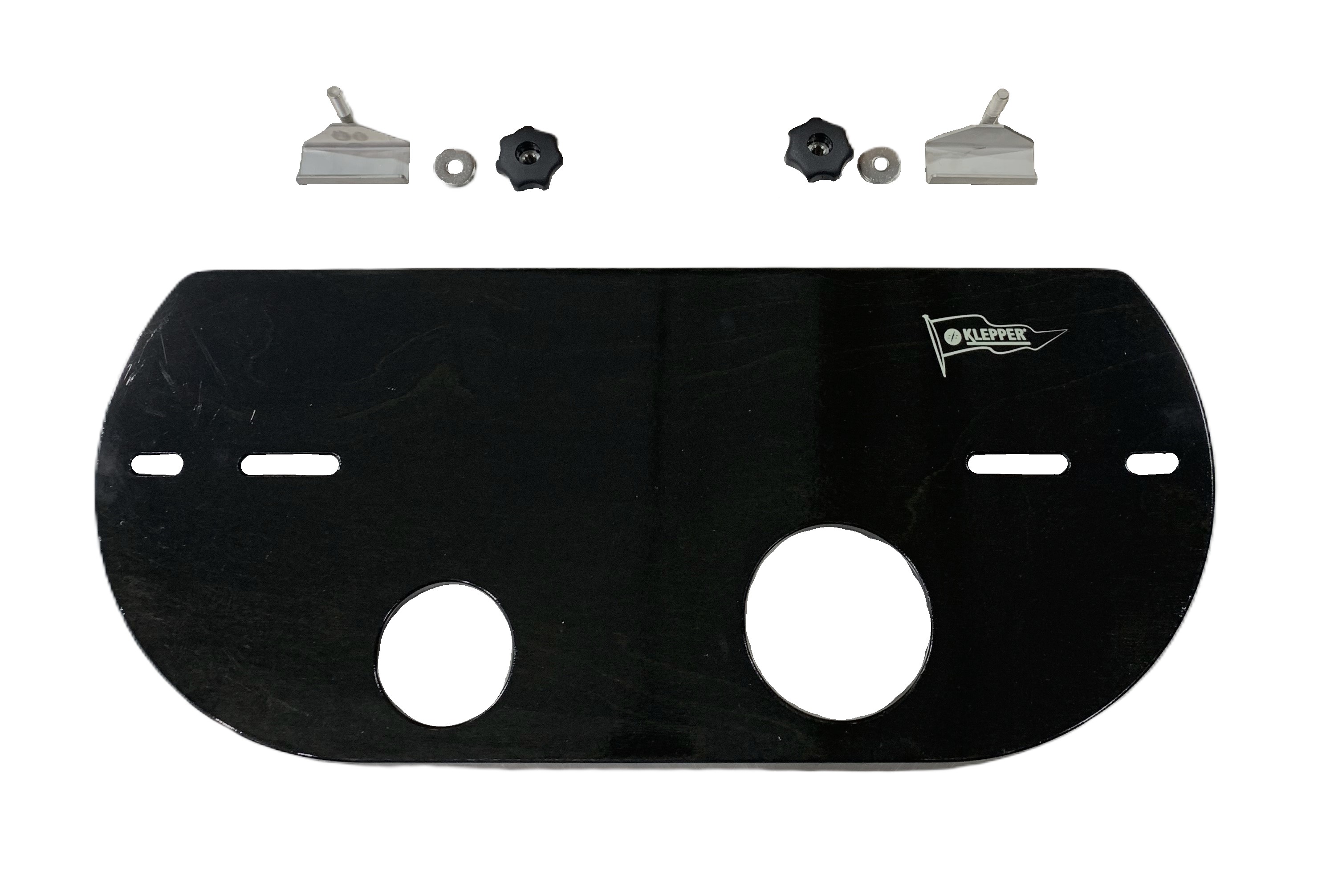 Sandwichboard with cup holder for 1 Person - black