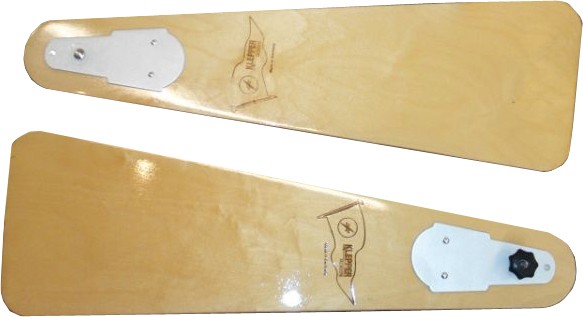 Leeboard without screws, one pair
