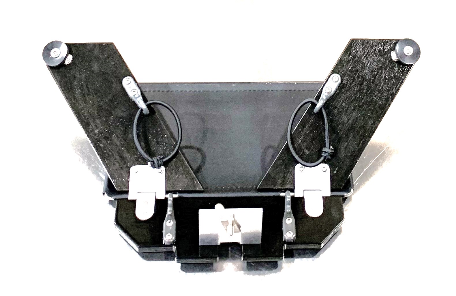 Foot control on sliding rail - black - Aerius 490 and 545