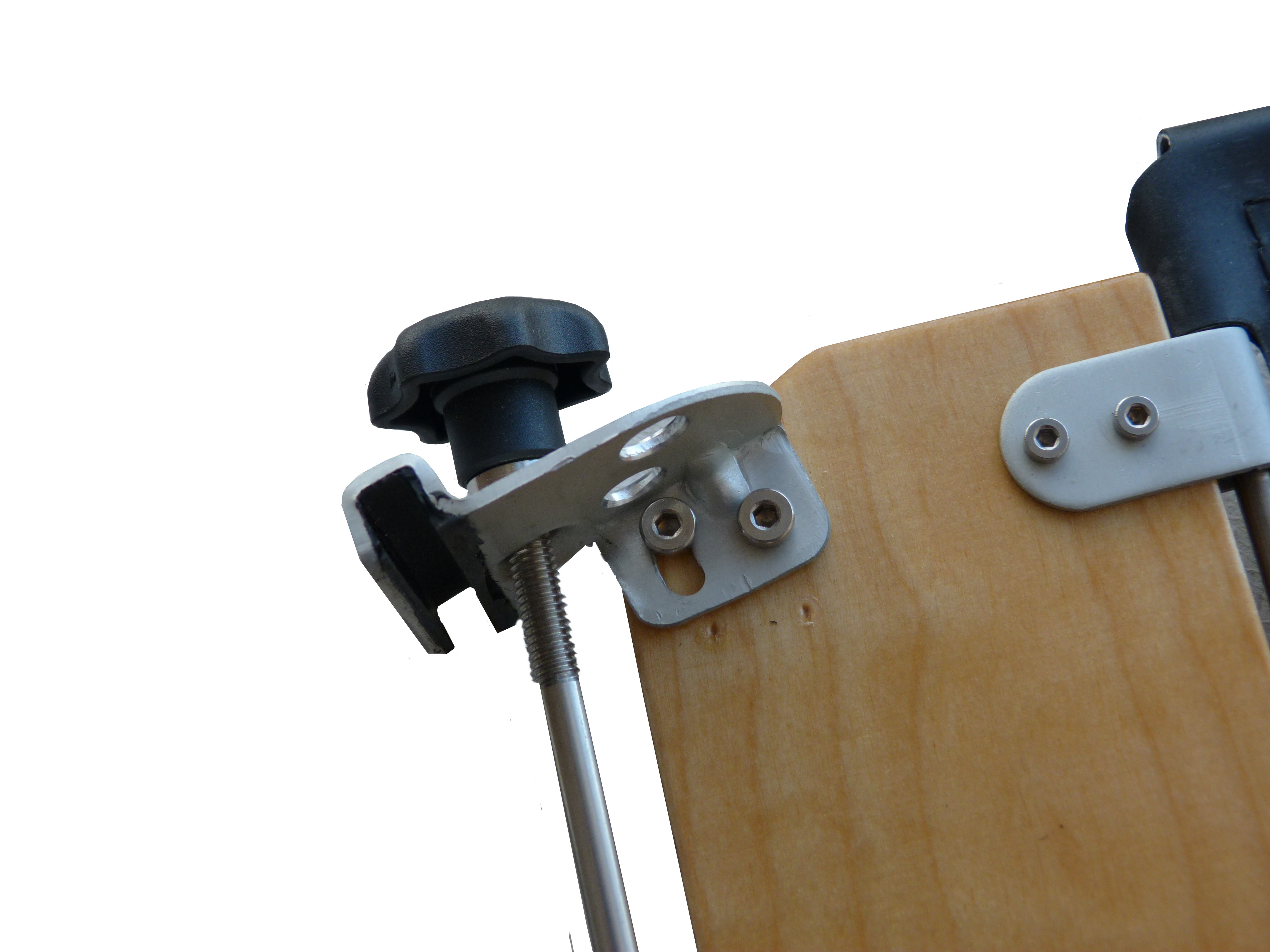 Footrest claw left, rubber