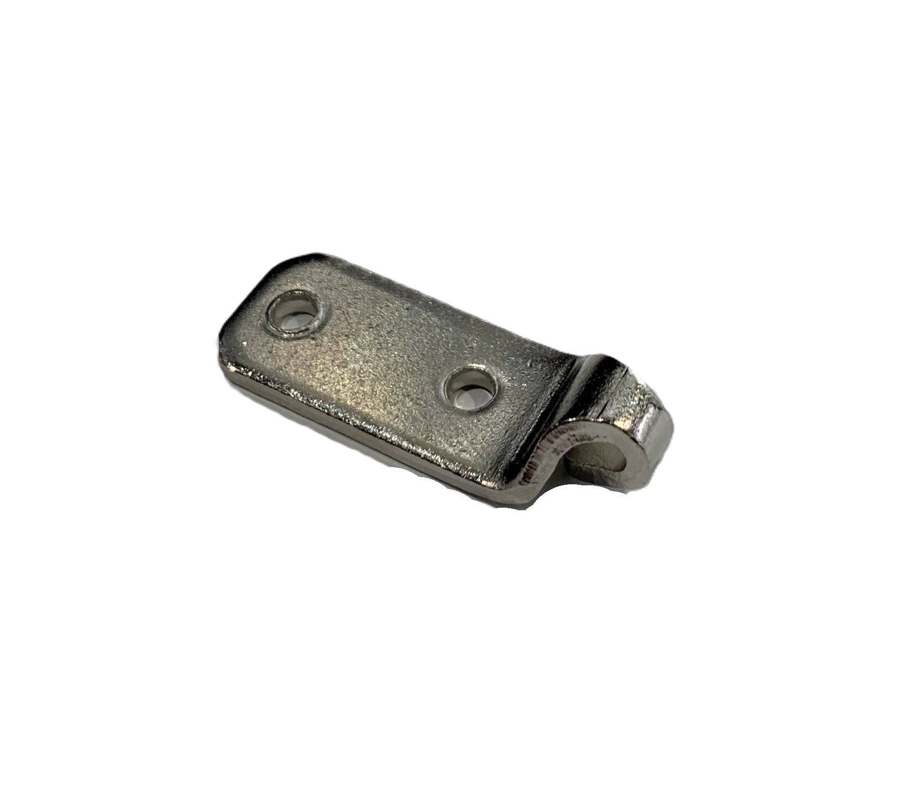 Pedal hook for foot control, metallic, for rudder ropes