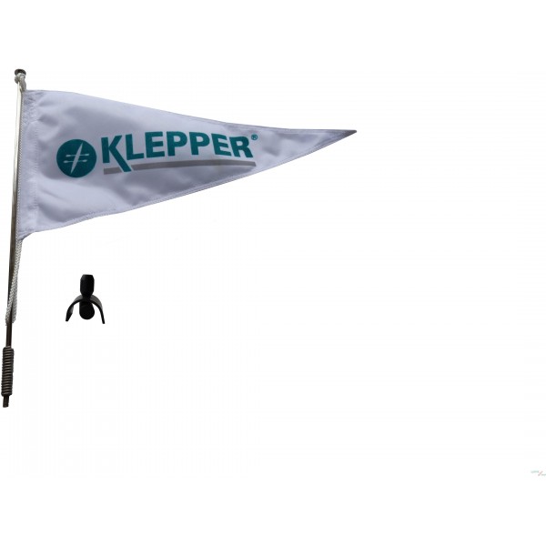 Flag pole elastic, incl. adapter for bow fixing